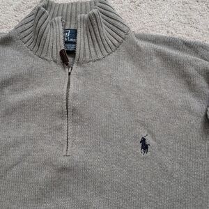 Vintage Ralph Lauren Men's Quarter-Zip Sweater